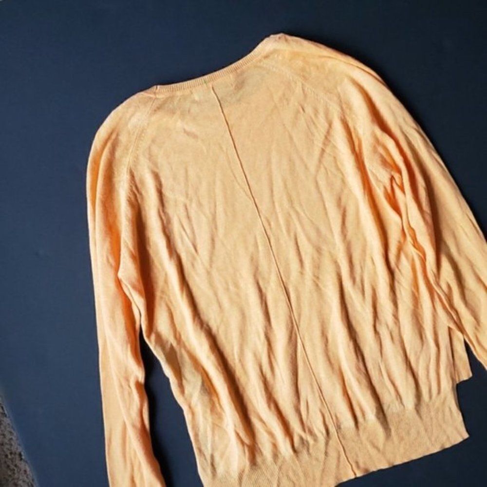 Zara Knit Orange Light Sweater - Picture 8 of 9